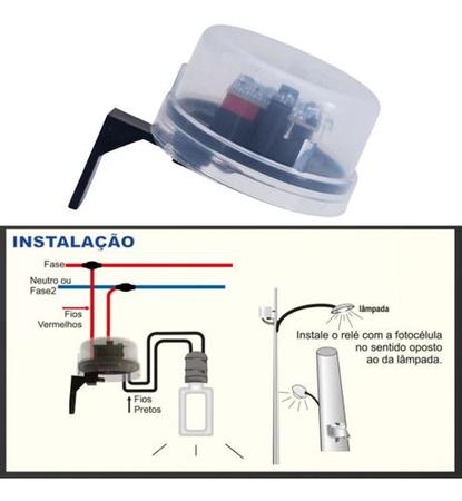 Imagem de Corujito Rele Sensor Liga Ao Escurecer Desliga Ao Clarear