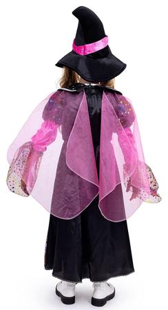 Imagem de Costume Dress Up America Witch para meninas rosa/pretas