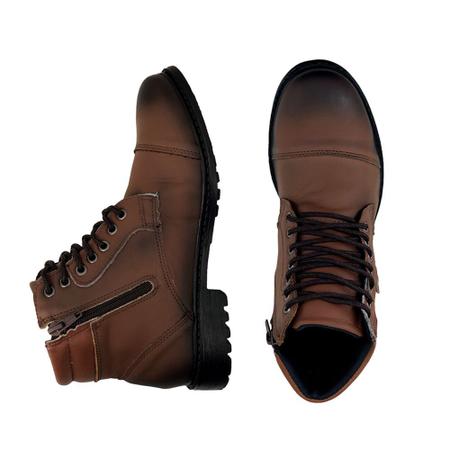 Bota couro coturno hot sale walkaboult custom masculina