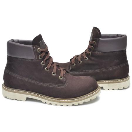 Imagem de Coturno Bota Adventure Couro Natural Cla Cle