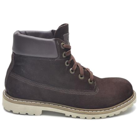 Imagem de Coturno Bota Adventure Couro Natural Cla Cle