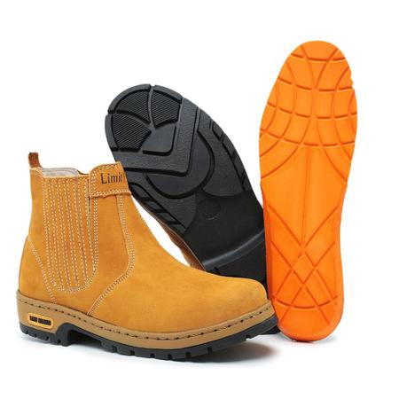 Bota Botina Masculina Caterpillar 100% Couro Legítimo Original