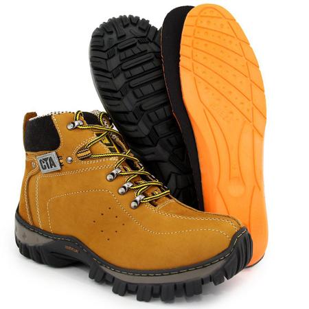 Coturno Bota Unissex Adventure Trilha Adulto e Infantil Sola Tratorada  Antiderrapante COURO - Cia - Bota para Escalada e Trekking - Magazine Luiza