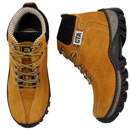 Coturno Bota Unissex Adventure Trilha Adulto e Infantil Sola Tratorada  Antiderrapante COURO - Cia - Bota para Escalada e Trekking - Magazine Luiza