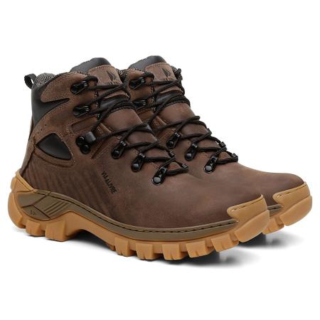 Coturno Esportivo Masculino Adventure Trilha Resistente Cor Marrom