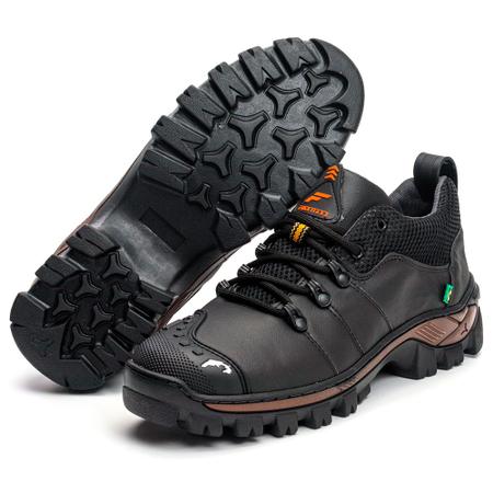 Imagem de Coturno Masculino Bota Adventure Cano Baixo Para Trabalho