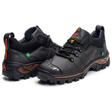 Imagem de Coturno Masculino Bota Adventure Cano Baixo Para Trabalho