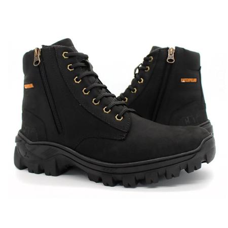 Bota Coturno Masculina CAT Preta Adventure Casual Conforto - Loja do Sapato  - Coturno Masculino - Magazine Luiza