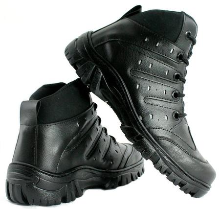 Imagem de Coturno Tenis Preto Bota Adventure Masculina Sola Blaqueada