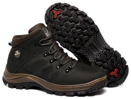 Imagem de Coturno Trekking Adventure Couro Detalhe em Relevo