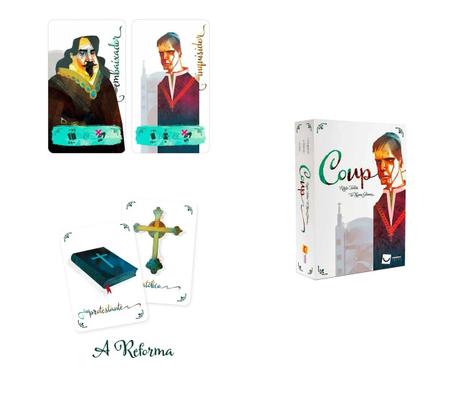 Jogos De Cartas - Coup 2ªedição - Inclui A Reforma + Sleeves em Promoção na  Americanas