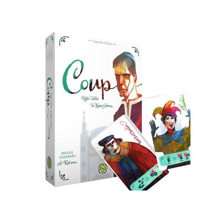 Jogo Coup C/ Expansão A Reforma - Card Game - Grok Mandala