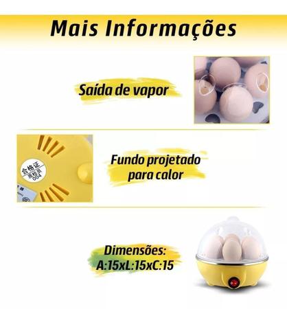 Imagem de Cozedor De Ovos À Vapor: Sabor E Nutrição 110V