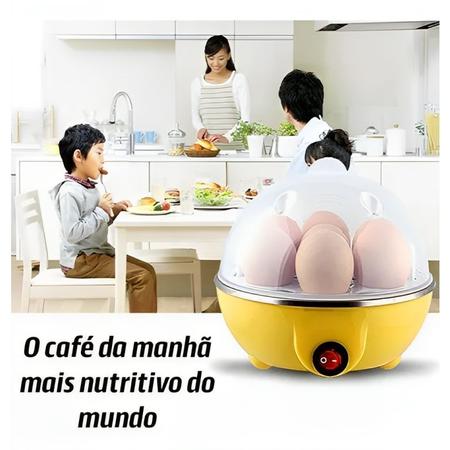 Imagem de Cozedor De Ovos Elétrico 110v Vapor Cozinha Multi Funções Ovos Cooker Capacidade Para 7 Ovos