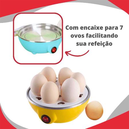Imagem de Cozedor Ovos 110V Elétrico Máquina De Cozinhar Egg Cooker