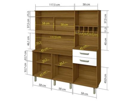 Imagem de Cozinha 5 p 2 g smart freijo-branco