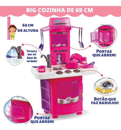 Brinquedo Menina Joguinho De Panela Com Acessórios Pica Pau - Panelinha de  Brinquedo - Magazine Luiza