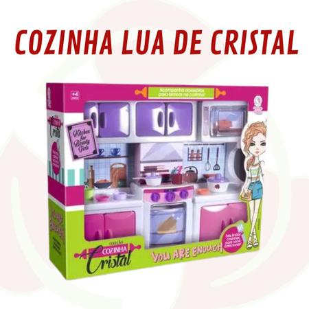 Imagem de Cozinha Com Pia Armário Com Acessórios Menina Lua de Cristal