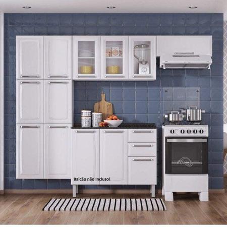 Imagem de Cozinha Compacta 3 Peças com 3 Portas de Vidro Luce 2018 Itatiaia