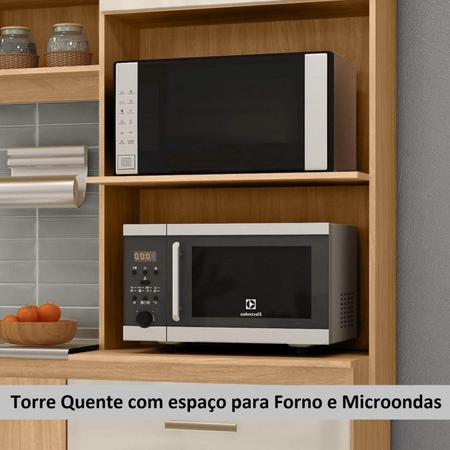 Imagem de Cozinha Compacta 8 Portas e 3 Gavetas Vitória Mapi Móveis