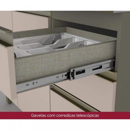 Imagem de Cozinha Completa 8 Peças 8 Portas 100% MDF Aurora Espresso Móveis