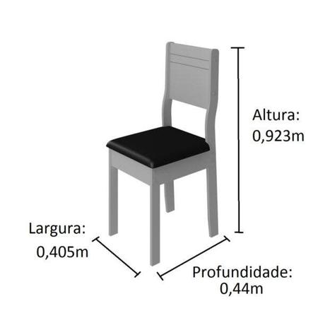 Imagem de Cozinha Completa Italia com Mesa e 4 Cadeiras (Não Acompanha Pia)Indekes