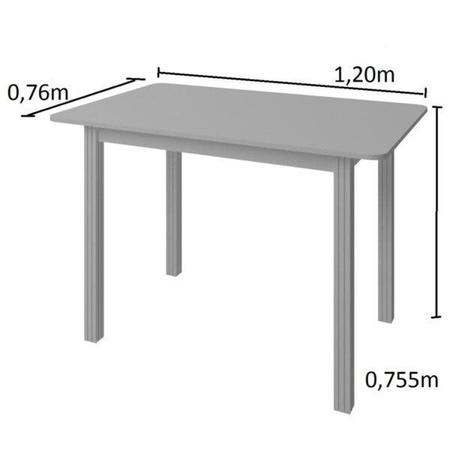 Imagem de Cozinha Completa Italia com Mesa e 4 Cadeiras (Não Acompanha Pia)Indekes