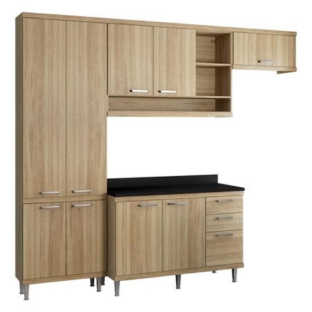 Cozinha Completa Multimóveis com 5 peças Sicília 5841 Argila/Argila Imagem de Cozinha Completa Multimóveis com 5 peças Sicília 5841 Argila/Argila