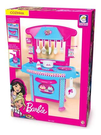 Barbie Chef Cozinha Completa c/ Acessórios - Cotiplás - nivalmix