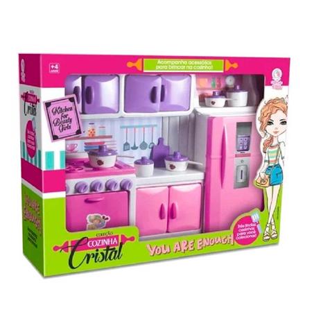 Conjunto de brinquedos para barbie, frete grátis, jogo de presente de  aniversário, boneca, área de jantar com geladeira, jogo de boneca -  AliExpress