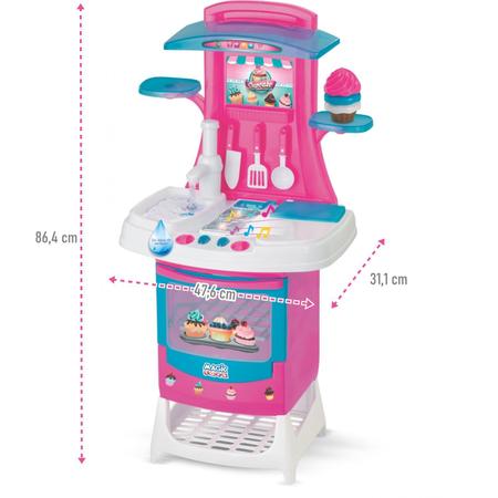 Imagem de Cozinha Eletrônica Infantil Cupcake C/ Acessórios Magic Toys