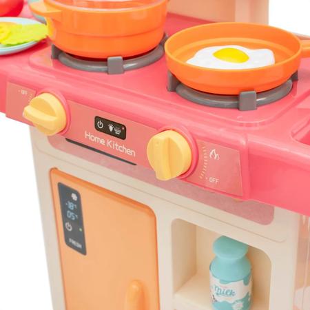 Imagem de Cozinha Infantil Brinquedo Com Água Luz Som Fumaça 42 Peças