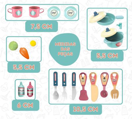 Cozinha Infantil Brinquedo Kit Criança Completa Fogão Menina