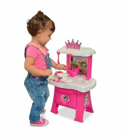 Imagem de Cozinha Infantil Casinha Princesa Disney Brinquedo Xalingo