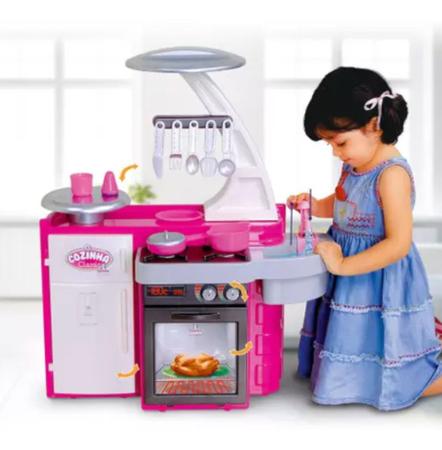 Imagem de Cozinha Infantil Classic comidinha Fogão Pia Geladeira Cotiplas 1601