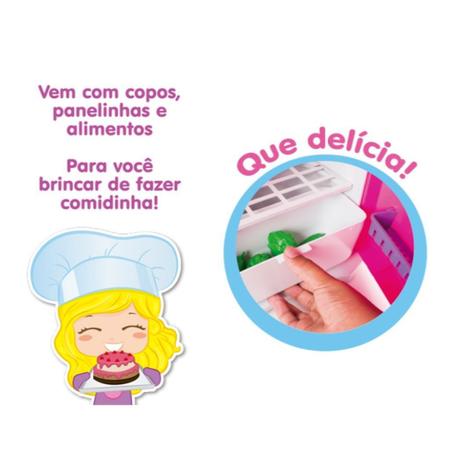 Imagem de Cozinha infantil com geladeira fogao armario acessorios lua