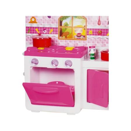 Imagem de Cozinha infantil com geladeira fogao armario acessorios lua