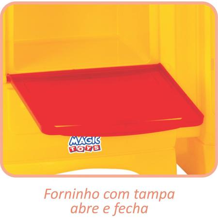 Imagem de Cozinha Infantil Completa Turma da Monica Azul com Acessórios Magic Toys 8078