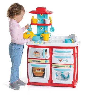 Imagem de Cozinha Infantil de Brinquedo Com Som e Pia Que Sai Água Buona Cozinha Tateti