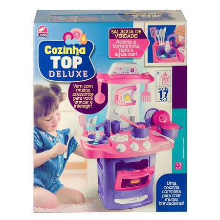 Imagem de Cozinha Infantil Top Deluxe Sai Água e Emite Sons - Lugo