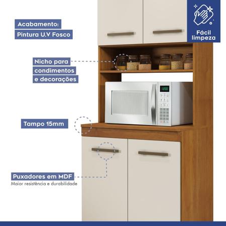 Imagem de Cozinha Modulada 9 Portas Atenas Kaiki Móveis