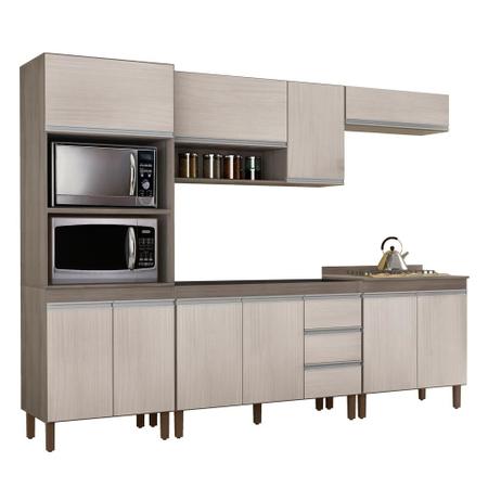 Imagem de Cozinha Modulada completa com 5 peças Malbec/Avelã  cod 7650