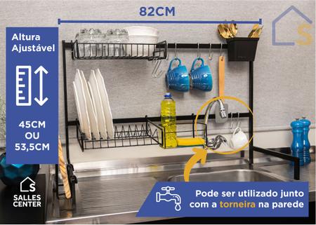 Imagem de Cozinha Suspensa Modular Autossustentável Escorredor 20 Peças
