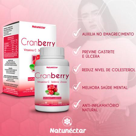 Cranberry Extrato + Vitamina C e Zinco Drogaria Pacheco 60 Comprimidos - Drogarias  Pacheco