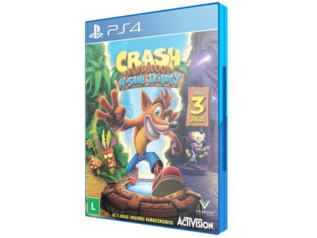 Jogo Crash Bandicoot N'sane Trilogy - PS4 (Usado) - Bragames