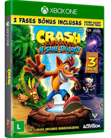 Crash Bandicoot N. Sane Trilogy – Xbox One – Mídia Digital – WOW Games