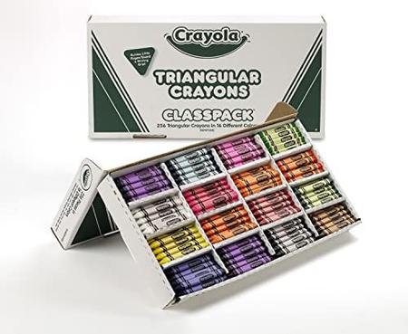 Imagem de Crayola Lápis Triangular 16 cores (variedade), 256 Contagem