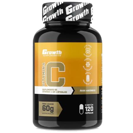 Imagem de Creatina 250g Monohidratada + Vitamina C 120 Caps Growth