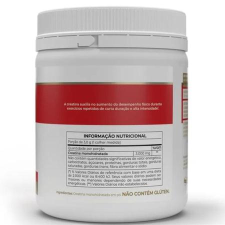 Imagem de Creatina Creatine Vitafor 100% Monohidratada 100 Doses Suplemento 2 x 300g Pré Treino Pura Zero Açúcar Zero Glúten