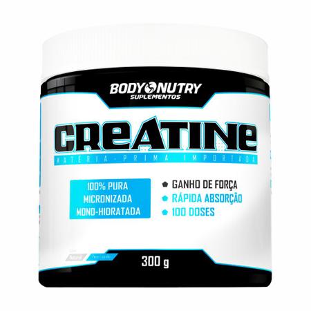 Imagem de Creatina Monohidratada Pura Micronizada Suplemento Creatine 300g em Po 3000mg Sem Sabor Importada Original